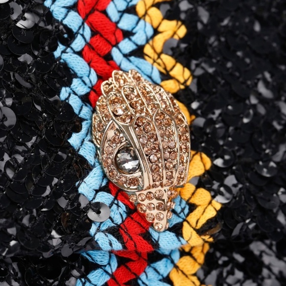 NWOT Kurt Geiger Kensington sequin shoulder crossbody handbag GORGEOUS! - Picture 10 of 11